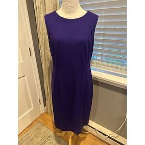 size 8 Talbot sleeveless blueish purple dress